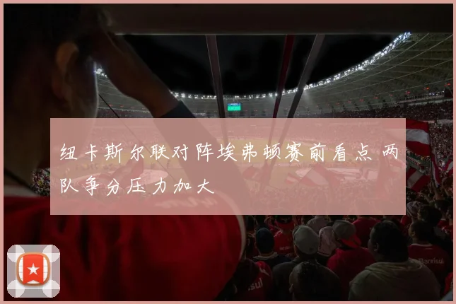 纽卡斯尔联对阵埃弗顿赛前看点 两队争分压力加大